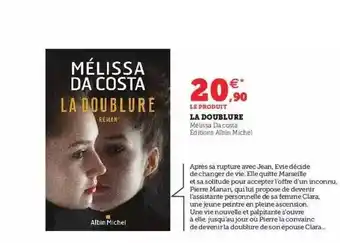 Super U La doublure - mélissa da costa offre