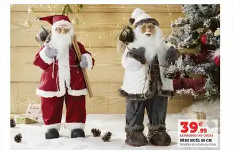 Hyper U Père noël 80 cm offre