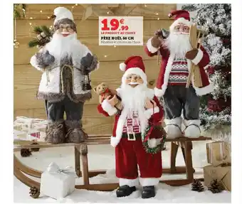 Hyper U Père noël 60 cm offre