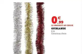 Hyper U Guirlande offre