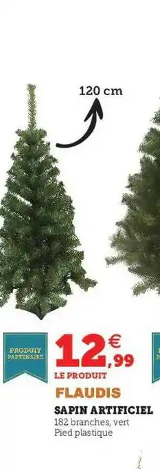 Hyper U Sapin artificiel flaudis offre