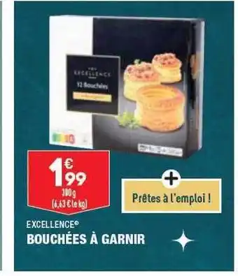 ALDI Bouchées à garnir excellence offre