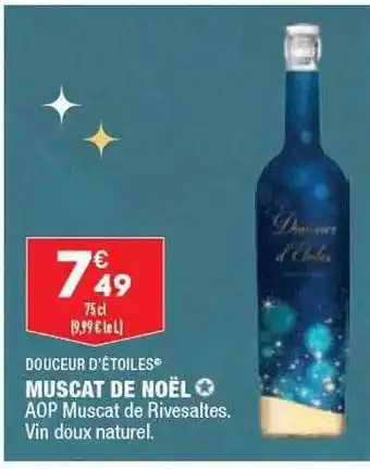 ALDI Muscat de noël douceur d'étoiles offre