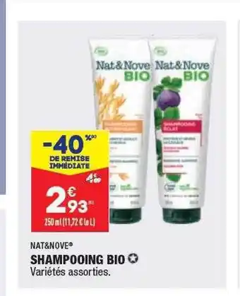 ALDI Shampooing bio nat & nove offre