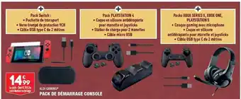 ALDI Pack de démarrage console aldi gaming offre