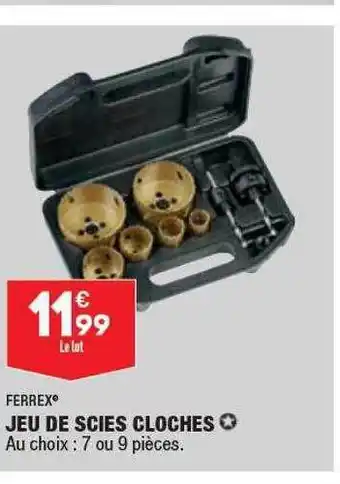 ALDI Jeu de scies cloches ferrex offre