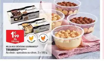 ALDI Tiramisu milsa nos créations gourmandes offre