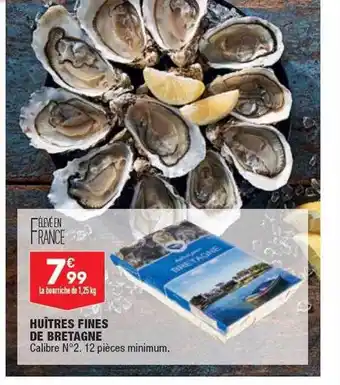 ALDI Huîtres fines de bretagne offre