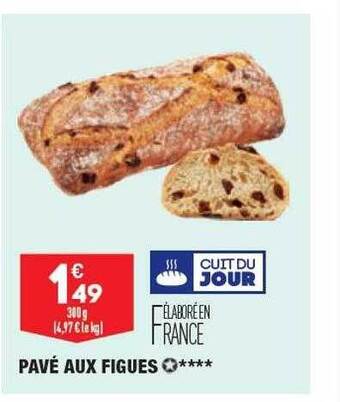 ALDI Pavé aux figues offre