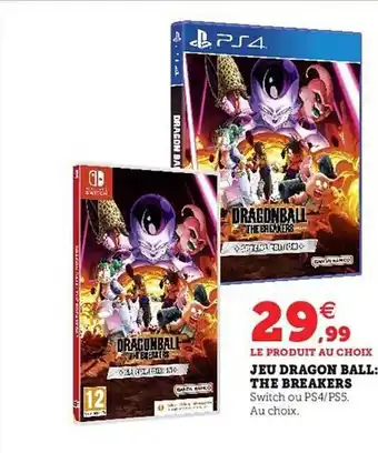 Hyper U Jeu dragon ball the breakers offre