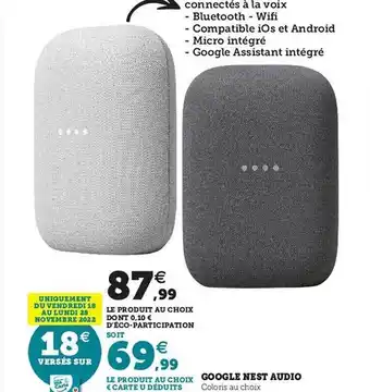 Google nest audio
