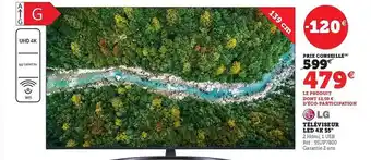 Hyper U Téléviseur led 4k 55 offre
