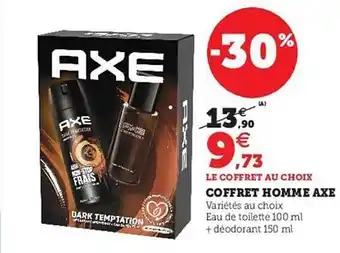 Hyper U Coffret homme axe offre