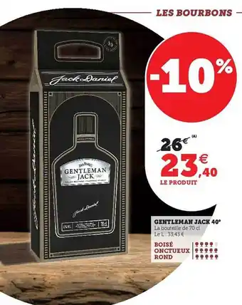 Hyper U Gentleman jack 40° offre