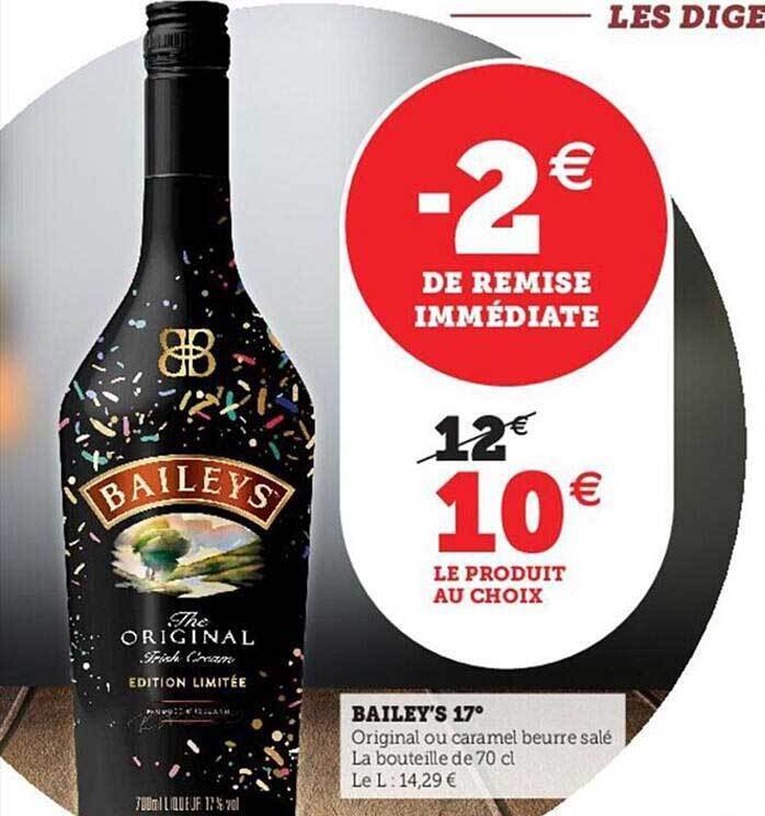 Promo Baileys 17° chez Hyper U