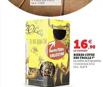 Hyper U Bières cuvée des trolls 7° offre