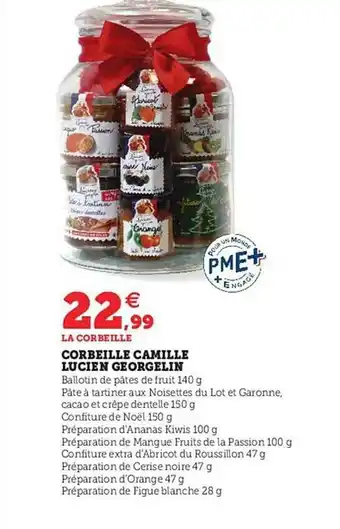 Hyper U Corbeille camille lucien georgelin offre