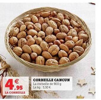 Hyper U Corbeille cancun offre