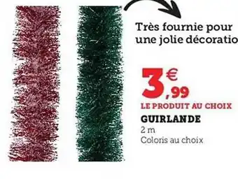 Hyper U Guirlande offre