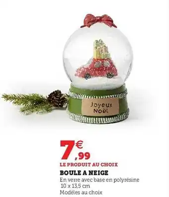 Hyper U Boule à neige offre