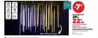 Hyper U Guirlande stalactites offre