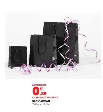 Hyper U Sac cadeau offre