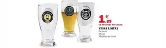 Hyper U Verre à bière offre