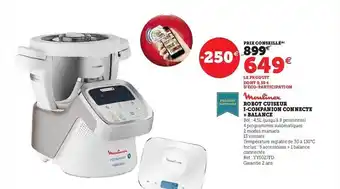Hyper U Robot cuiseur i-companion connecte + balance moulinex offre