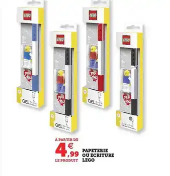 Papeterie ou écriture lego