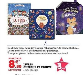 Hyper U Livres cherche et trouve offre