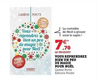 Vous reprendrez bien un peu de magie pour noël