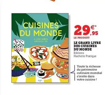 Hyper U Le grand livre des cuisines du monde offre