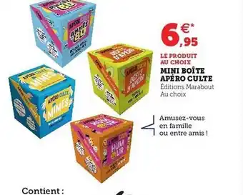 Hyper U Mini boîte apéro culte offre