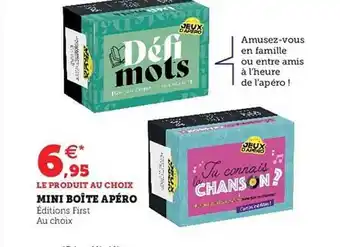 Hyper U Mini boîte apéro offre