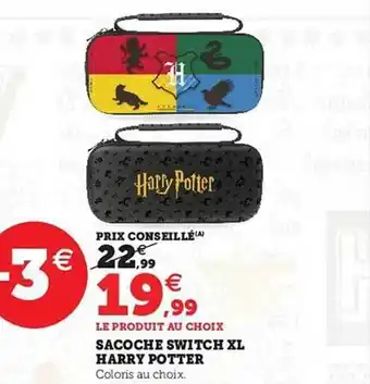 Sacoche switch xl harry potter