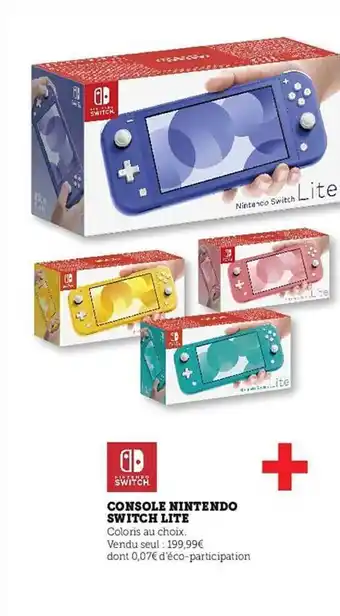 Hyper U Console nintendo switch lite offre