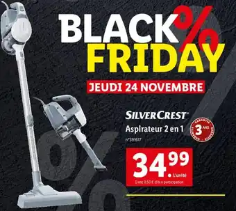 Lidl Aspirateur 2 en 1 offre