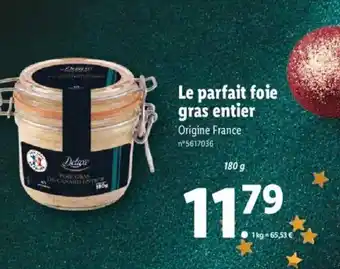 Lidl Le Parfait Foie Gras Entier offre