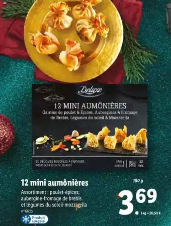 Lidl 12 Mini Aumônières offre
