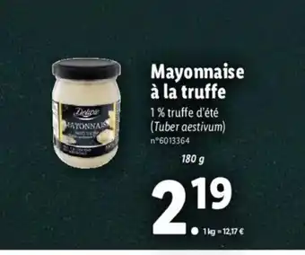 Lidl Mayonnaise à La Truffe offre