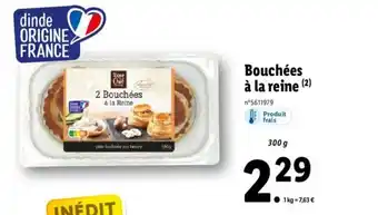 Lidl Bouchées à La Reine offre