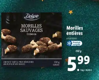Lidl Morilles Entières offre