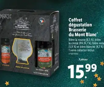 Lidl Coffret Dégustation Brasserie du Mont Blanc offre