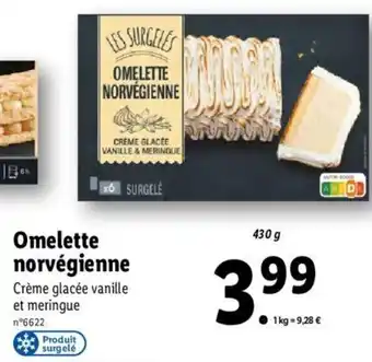 Lidl Omelette Norvégienne offre