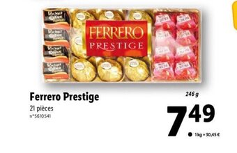 Lidl Ferrero Prestige offre