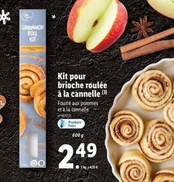 Kit Pour Brioche Roulée à La Cannelle