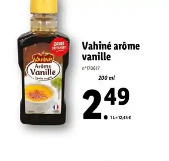 Lidl Vahiné Arôme Vanille offre