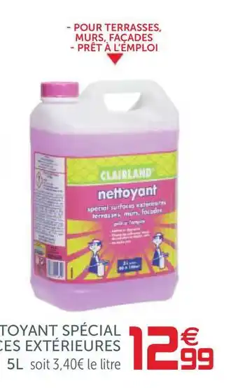 Gifi Nettoyant Spécial Surfaces Extérieures Clairland offre