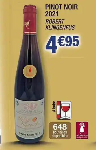 Pinot noir 2021 robert klingenfus