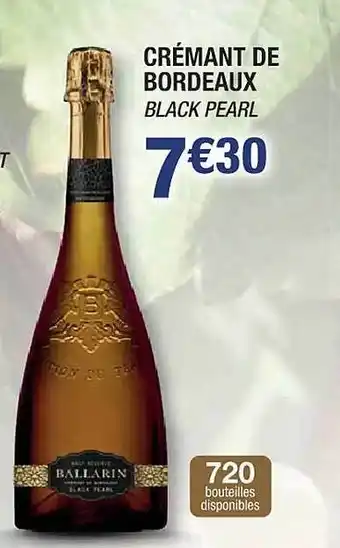 Crémant de bordeaux black pearl